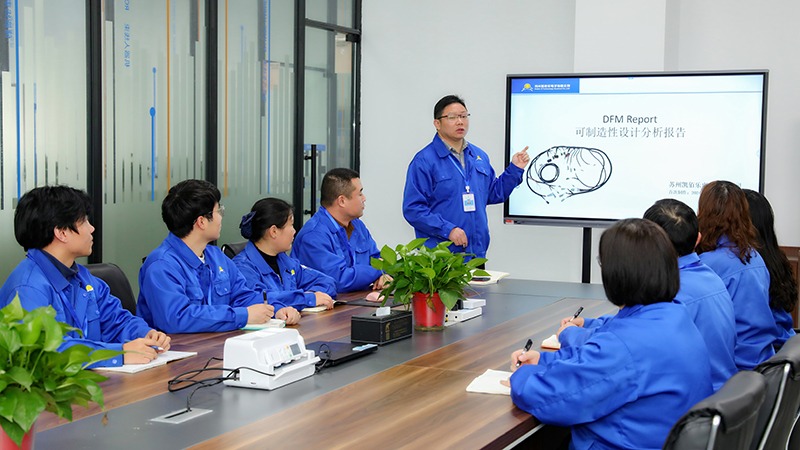 凱佰樂線束廠研發(fā)團隊