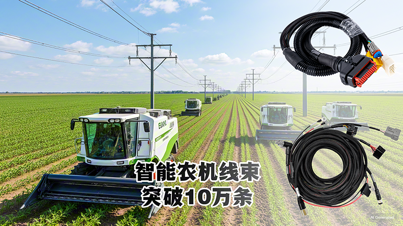 喜訊！蘇州凱佰樂智能農(nóng)機線束生產(chǎn)破10萬條